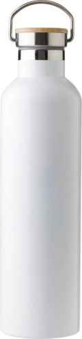 Botella termo acero inox 1L tapón bambú | Goodie