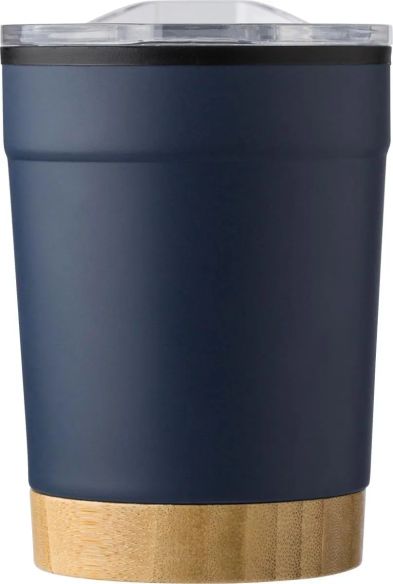 Taza de Acero Inoxidable con Fondo de Bambú Personalizada | Goodie