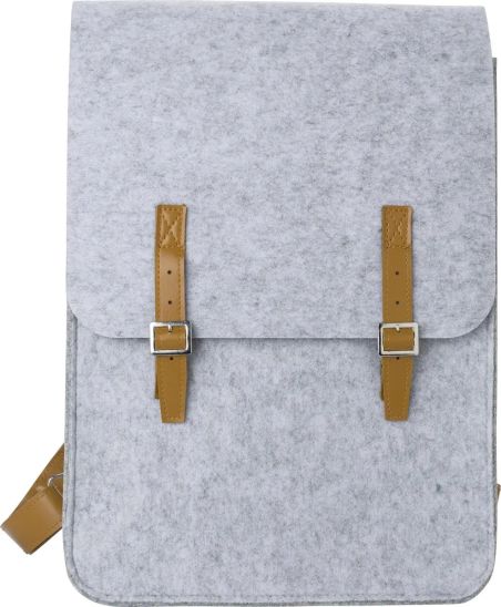 Mochila fieltro rPET hebillas personalizada | Goodie