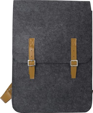 Mochila fieltro rPET hebillas personalizada | Goodie