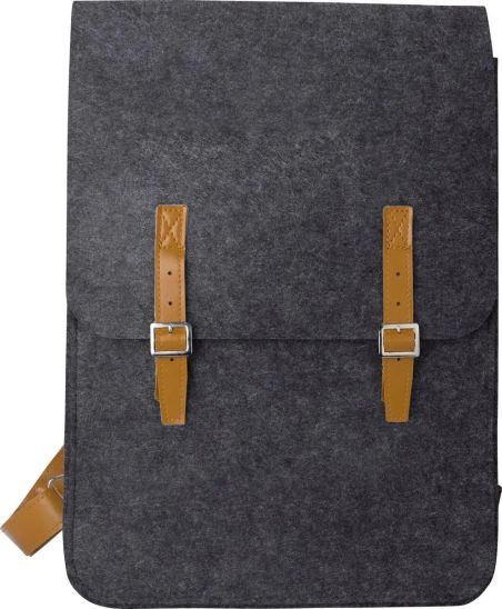 Mochila fieltro rPET hebillas personalizada | Goodie