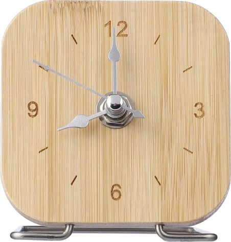 Reloj de Sobremesa de Bambú Personalizado | Goodie