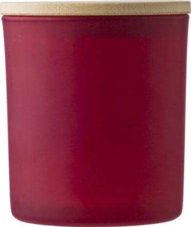 Vela cristal cera vegetal 33h tapa bambú | Goodie