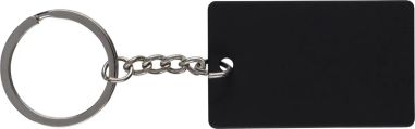 Llavero Rectangular de Acero Inox. Reciclado Personaliza | Goodie
