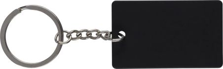 Llavero Rectangular de Acero Inox. Reciclado Personaliza | Goodie