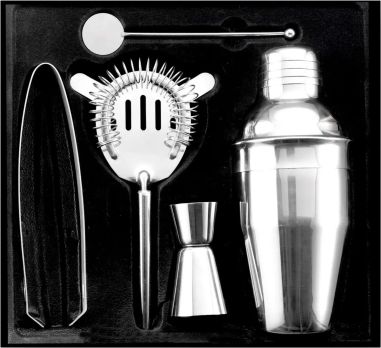 Set de Cóctel de Acero Inoxidable Personalizado | Goodie