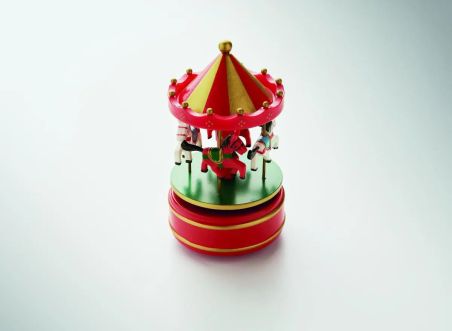 Mini caja de música carrusel Personalizada 7CX1583 | Goodie