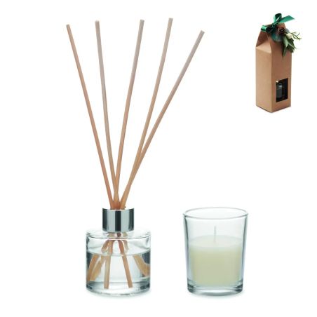 Set vela y difusor de vainilla Personalizada 7CX1590 | Goodie