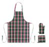 Set cocina algodón a cuadros Personalizada 7CX1598 - Imagen 8