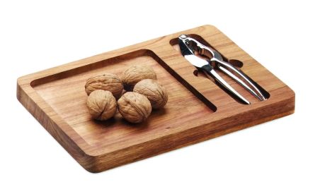Set cascanueces de acacia Personalizada 7MO2627 | Goodie
