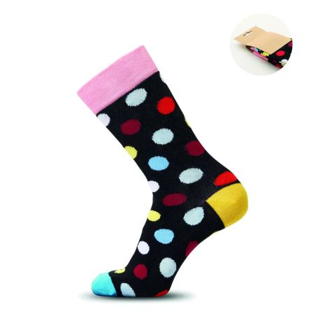 Calcetines estampados alegres Personalizado 7MO3100 | Goodie