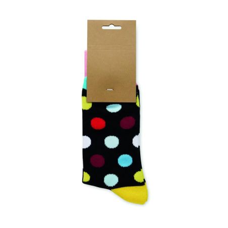 Calcetines estampados alegres Personalizado 7MO3100 | Goodie