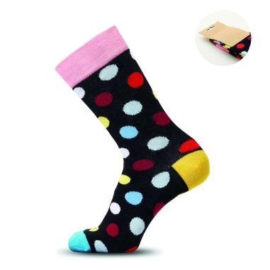 Calcetines estampados alegres Personalizado 7MO3101 | Goodie