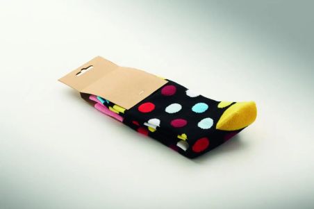 Calcetines estampados alegres Personalizado 7MO3101 | Goodie