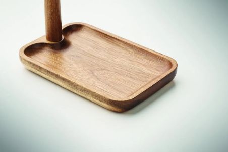 Porta llaves madera de acacia Personalizada 7MO3109 | Goodie