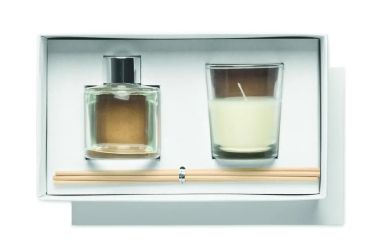 Set vela y difusor de vainilla Personalizada 7MO3112 | Goodie