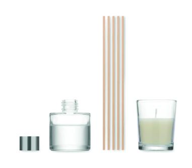 Set vela y difusor de vainilla Personalizada 7MO3112 | Goodie