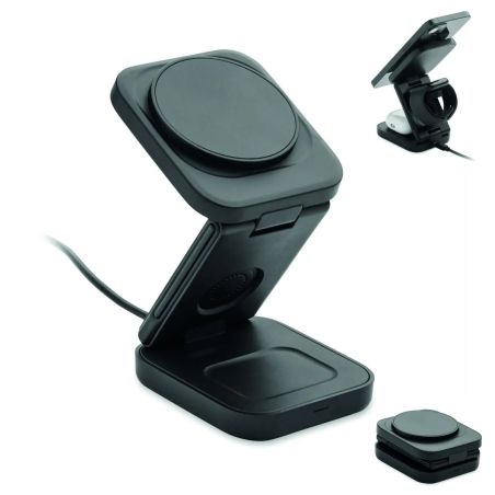 Base de carga plegable 3 en 1 Personalizada 7MO3117 | Goodie