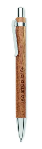Bolígrafo de madera de acacia Personalizado 7MO3119 | Goodie