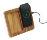 Cargador Inalámbrico de Madera de Acacia con Marco Personalizado - Imagen 5
