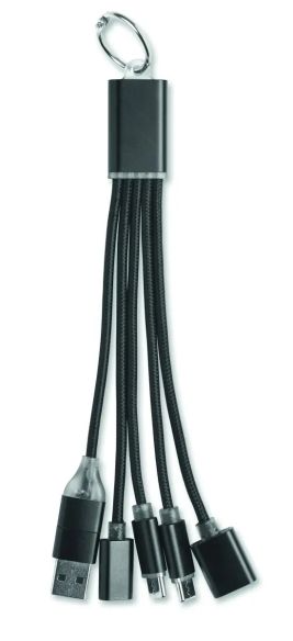 Llavero Cable de Carga 3 en 1 Personalizado 7MO3150