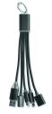 Llavero cable de carga 5 en 1 Personalizado 7MO3150 - Imagen 2