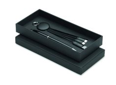 Set de Regalo Bolígrafo y Llavero Cable Personalizado 7MO3152
