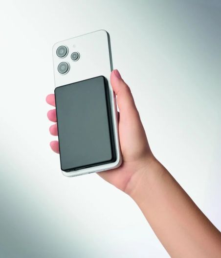 Power Bank Magnético de Aluminio Reciclado 5000 mAh Personalizado