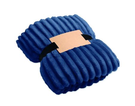 Manta de Forro Polar RPET a Rayas Personalizada