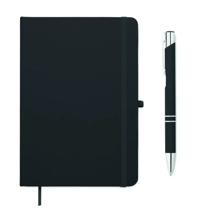 Set Libreta A5 PU y Bolígrafo Personalizado 7MO3199