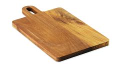 Tabla de Cortar de Acacia con Asa Personalizada 7MO3205