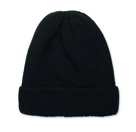 Gorro de Punto con Parche de Microfibra Personalizado