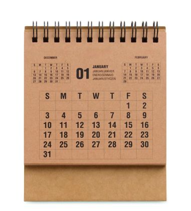 Calendario de Sobremesa de 4 Años Personalizado
