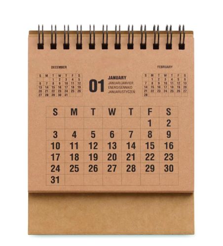 Calendario de Sobremesa de 4 Años Personalizado