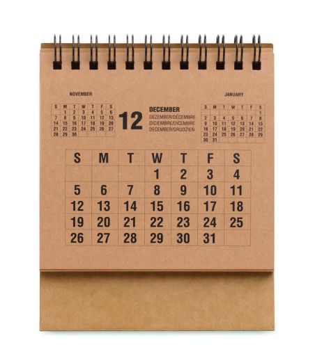 Calendario de Sobremesa de 4 Años Personalizado