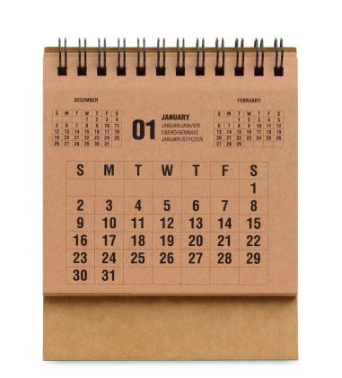 Calendario de Sobremesa de 4 Años Personalizado