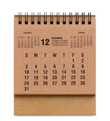 Calendario de Sobremesa de 4 Años Personalizado