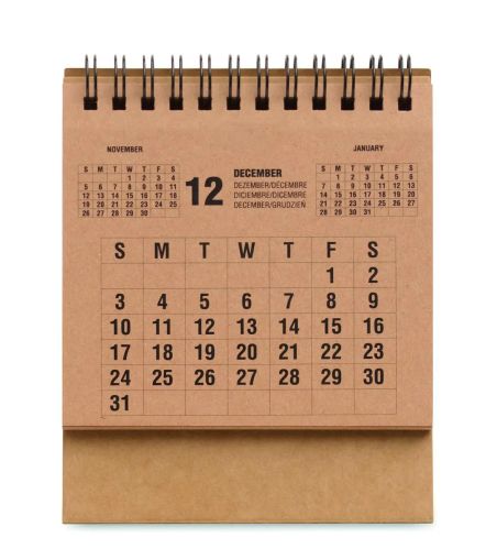 Calendario de Sobremesa de 4 Años Personalizado