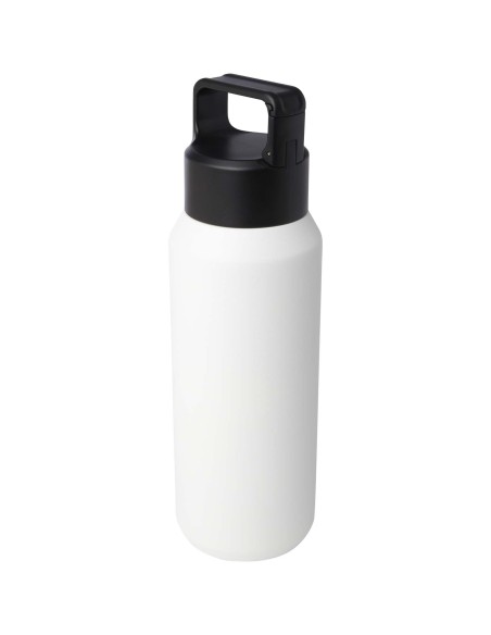 Botella de 600 ml con aislamiento al vacío de cobre en acero inoxidable reciclado con certificado RCS Personalizada 6100841