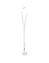 Lanyard de plástico reciclado para smartphone con sincronización de datos integrada y cable 5 en 1 de carga rápida de 65 W Perso - Imagen 1