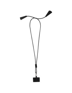 Lanyard de plástico reciclado para smartphone con sincronización de datos integrada y cable 5 en 1 de carga rápida de 100 W " Pe
