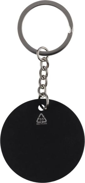 Llavero Redondo de Acero Inox. Reciclado Personalizado | Goodie