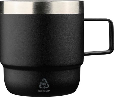 Taza termo de acero inox. reciclado y cerámica Personalizado