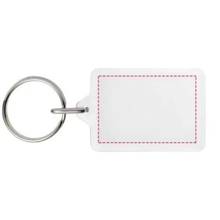 Llavero Transparente Compacto Y1 con Anilla de Perfil Plano | Goodie