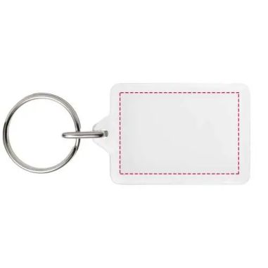 Llavero Transparente Compacto Y1 con Anilla de Perfil Plano | Goodie