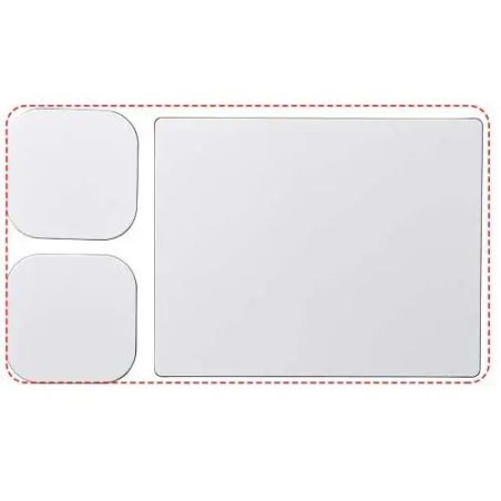 Combo 3 Brite-Mat® de Alfombrilla y Dos Posavasos | Goodie