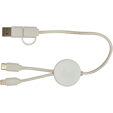 Cable 5 en 1 Corto 30cm Bambú | Goodie