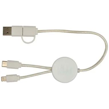 Cable 5 en 1 Corto 30cm Bambú | Goodie