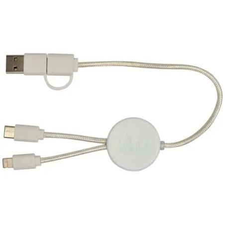 Cable 5 en 1 Corto 30cm Bambú | Goodie