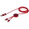 Cable 5 en 1 de aluminio y plástico reciclado de 150 cm para sincronización de datos y carga rápida de 27 W Personalizado 612442 - Imagen 8